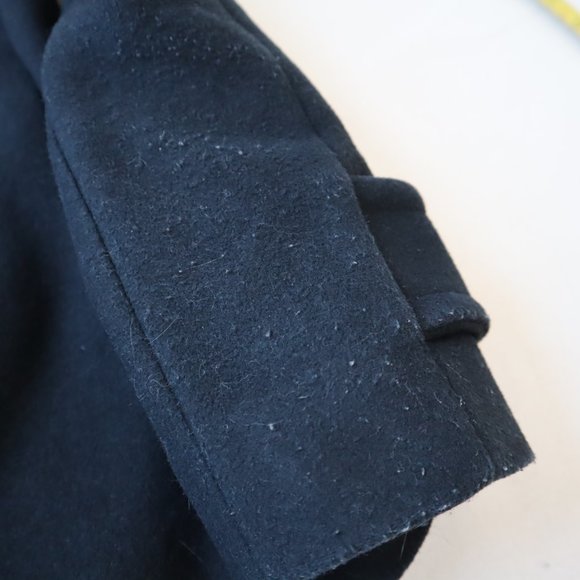 Aritzia Talula Babaton Howell Double Breasted Black Pea Coat, Size XXSma… - Picture 14 of 16